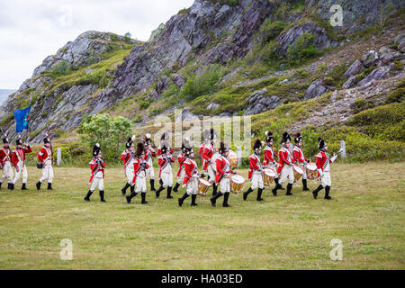 L'événement historique de Signal Hill Tattoo à Saint-Jean de Terre-Neuve et Labrador, Canada. Banque D'Images