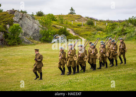 L'événement historique de Signal Hill Tattoo à Saint-Jean de Terre-Neuve et Labrador, Canada. Banque D'Images