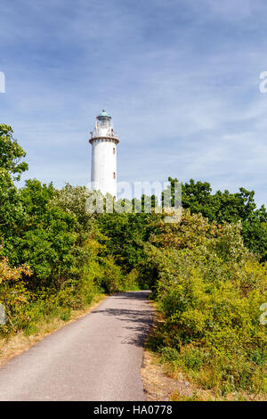 Grand phare sur Erik Oland au cours de journée d'été Banque D'Images