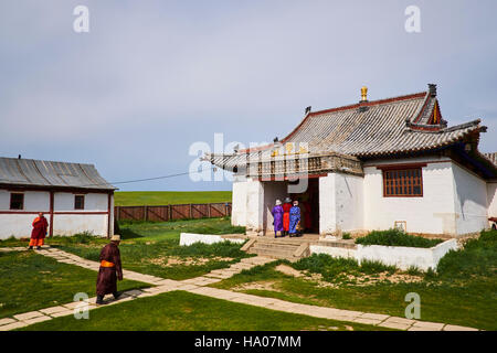 La Mongolie, l'Övörkhangaï, Monastère de Shankh, fondée en 1647 par Zanabazar Banque D'Images