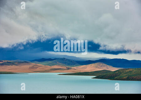 La Mongolie, province Zavkhan, Khar Nuur lake Banque D'Images