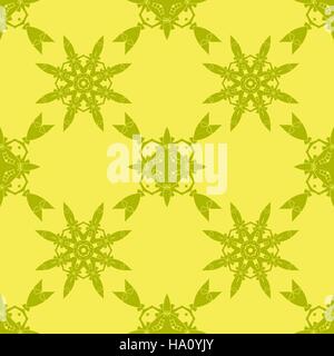 Ornement motif transparent jaune Illustration de Vecteur
