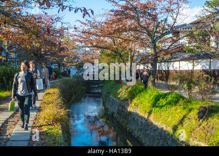 Promenade du Philosophe Japon Kyoto Banque D'Images