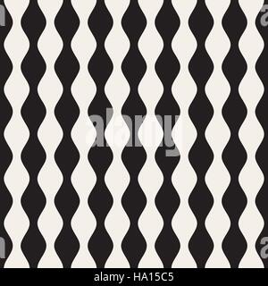 Seamless Vector noir et blanc Rayures verticales Illustration de Vecteur