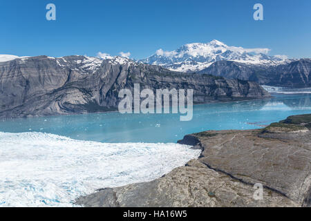 Alaskanps 20990022474 Glacier Guyot Guyot, Hills, Icy Bay, et au mont St-Elias Banque D'Images