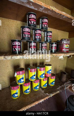 Des fournitures sont livrées à la région de Bremner en Alaska, ce qui soutient la recherche scientifique et les efforts de conservation dans les régions éloignées des parcs nationaux. Banque D'Images