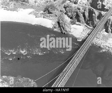 Grand canyon Grand Canyon nps 473955347004259- Historique Avis de pont noir 1963 Banque D'Images