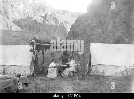 Grand canyon Grand Canyon nps 473955430005434- Historique Camp rouille réduite 1907 Banque D'Images