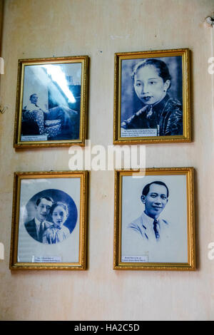 Huynh Thuy Le, accueil d'Amant, de Marguerite Duras, Sa Dec, Mekong, Vietnam, Asie Banque D'Images