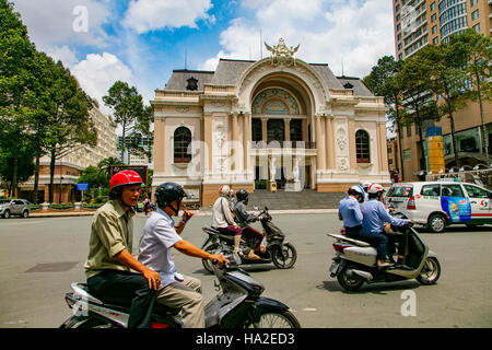 Opera House, Saigon, Vietnam, Asie Banque D'Images