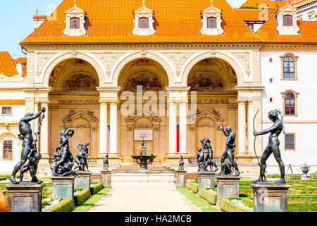 Palais Wallenstein à Prague Banque D'Images