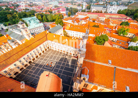 Bâtiment de l'université de Vilnius Banque D'Images