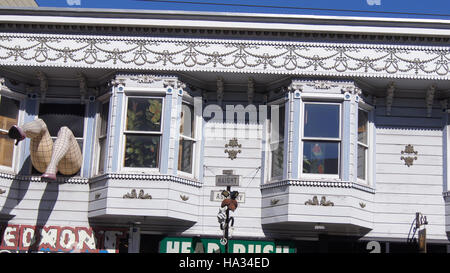 SAN FRANCISCO, USA - Octobre 5th, 2014 : Haight Ashbury district Banque D'Images