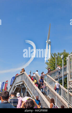 CNE Air show, Breitling Jet team tournée américaine d'effectuer à l'Exposition nationale canadienne à Toronto, Ontario, Canada Banque D'Images