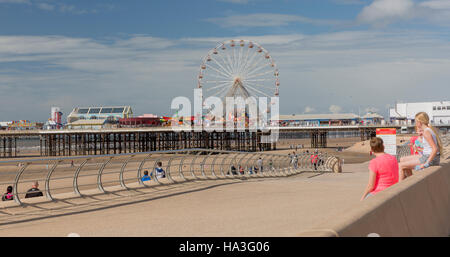 Blackpool Central Pier Banque D'Images