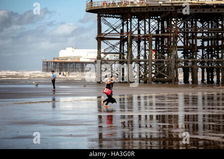 Blackpool Central Pier Banque D'Images