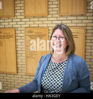 Maureen McCulloch, Maître de Conférences en comptabilité à l'entreprise d'Oxford Brookes École photographiés dans le centre d'études supérieures Banque D'Images