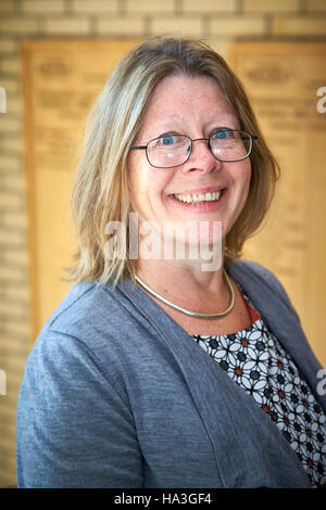 Maureen McCulloch, Maître de Conférences en comptabilité à l'entreprise d'Oxford Brookes École photographiés dans le centre d'études supérieures Banque D'Images