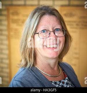 Maureen McCulloch, Maître de Conférences en comptabilité à l'entreprise d'Oxford Brookes École photographiés dans le centre d'études supérieures Banque D'Images