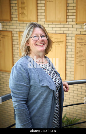 Maureen McCulloch, Maître de Conférences en comptabilité à l'entreprise d'Oxford Brookes École photographiés dans le centre d'études supérieures Banque D'Images