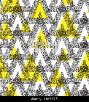 Résumé Motif Triangle chaotique Illustration de Vecteur