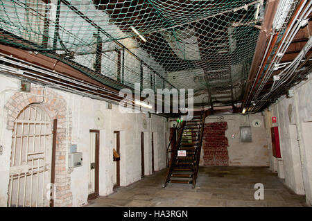 Vieille prison de Fremantle - Australie Corridor Banque D'Images