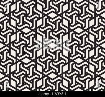 Seamless Vector motif dentelle noir et blanc Illustration de Vecteur