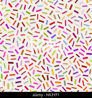 Seamless Vector confetti multicolor noir et blanc motif épars Illustration de Vecteur