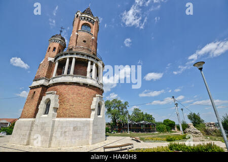 La tour de Gardoš, ou tour du millénaire, et également connu sous le nom de Kula Sibinjanin Janka. Quartier Zemun, Belgrade, Serbie Banque D'Images