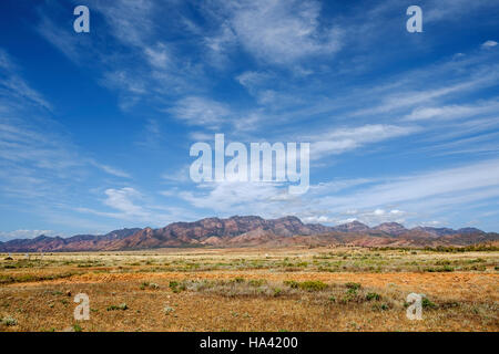 La majestueuse chaîne des Flinders en Australie du Sud de l'outback Banque D'Images