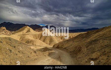 Belle équipe de vingt mule canyon paysage, Death Valley National Park Banque D'Images