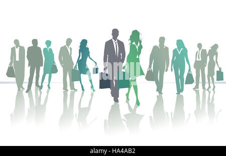 virée shopping Banque D'Images