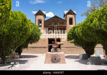 Chimayó, Nouveau Mexique : El Santuario de Chimayó. Banque D'Images