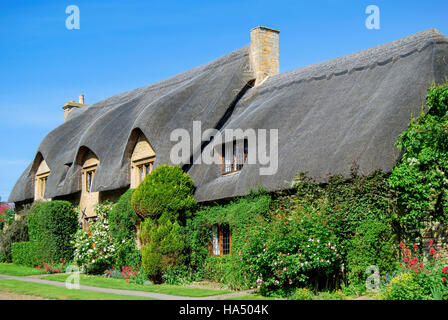 Chaumières, Chipping Campden, Cotswolds, Gloucestershire, Angleterre, Royaume-Uni Banque D'Images