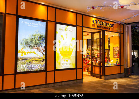 L'Occitane en Provence shop dans Church Street, Liverpool. Banque D'Images