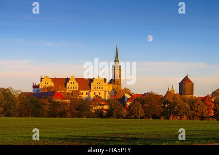 Meißner Dom und Wasserturm - ville Bautzen en Haute-lusace, Allemagne Banque D'Images