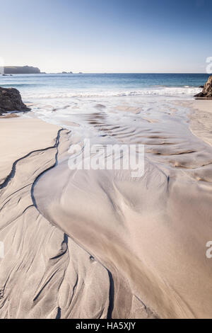 Kynance Cove sur la Péninsule du Lézard en Cornouailles. Banque D'Images