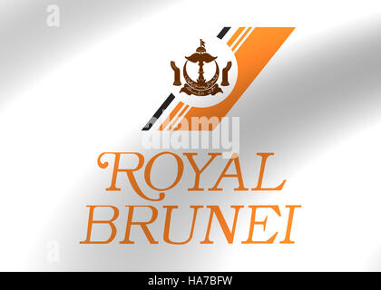 Logo Royal Brunei Airlines Banque D'Images