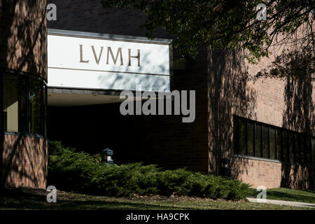 A logo sign outside of a facility occupied by LVMH Moët Hennessy Louis  Vuitton in Piscataway Township, New Jersey on November 6, 2016 Stock Photo  - Alamy