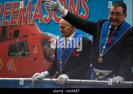 Le Lord Maire Show 2016 dans la ville de Londres, le plus grand cortège unrehearsed célébrant son premier jour dans le bureau. Banque D'Images