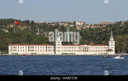 Militaire Kuleli High School de la ville d'Istanbul, Turquie Banque D'Images