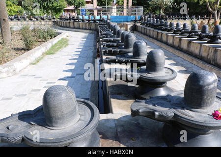 Le pèlerin hindou Dham Shivpuri Banque D'Images