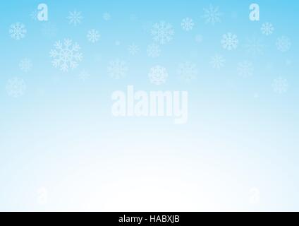 Hiver noël fond bleu avec des flocons de neige et de noël, concept, vector eps 10 illustré Illustration de Vecteur