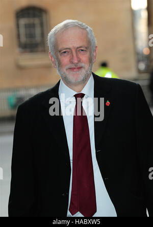 Jeremy Corbyn chef du parti travailliste, assiste à la BBC Andrew Marr Show à la BBC à Londres, Royaume-Uni , 13 Nov 2016 Banque D'Images