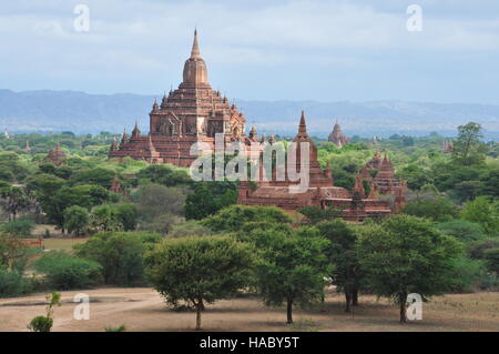 Dhammayangyi pagode à Bagan, Myanmar, Juillet Banque D'Images