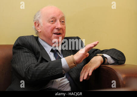 Arthur Scargill La syndicaliste et homme politique qui fut président de l'Union Nationale des mineurs de 1982 à 2002. Banque D'Images