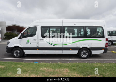 KEA Mercedes Sprinter le camping-car en Nouvelle-Zélande. Banque D'Images