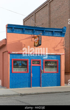 Der Blau Reiter (Le Cavalier bleu) Bar au centre-ville de Minot, Dakota du Nord Banque D'Images