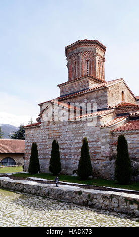 Monastère de Saint-naum près d'Ohrid, Macédoine Banque D'Images