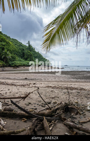 L'île Cocos Bay gaufrettes Banque D'Images